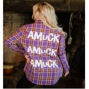Disney x Cakeworthy Hocus Pocus Flannel Long Sleeve